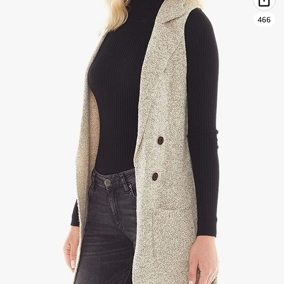 Sweater Vest Oatmeal - Picture 3 of 7